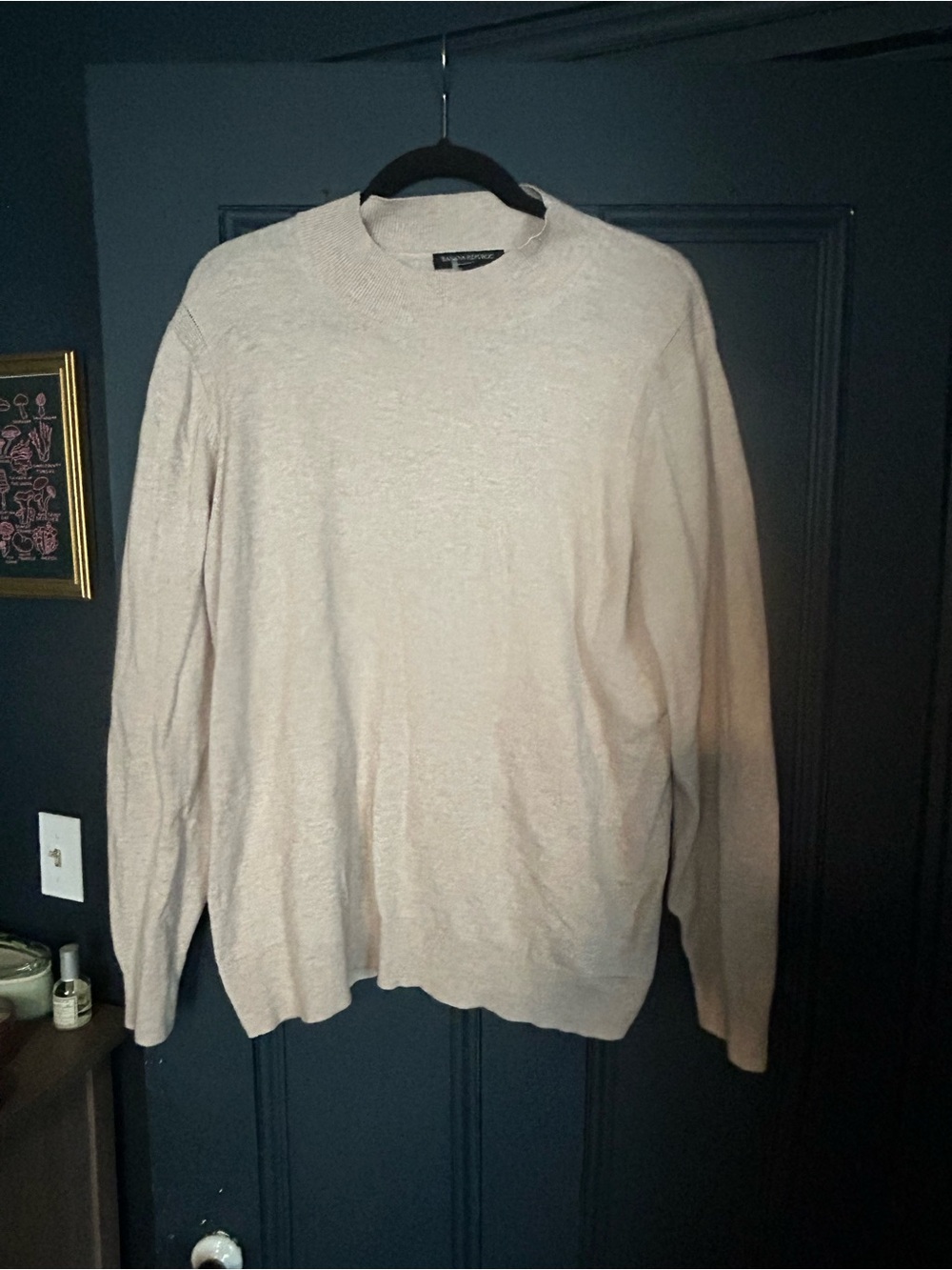 Banana Republic XL Lightweight Crewneck Sweater - Beige
